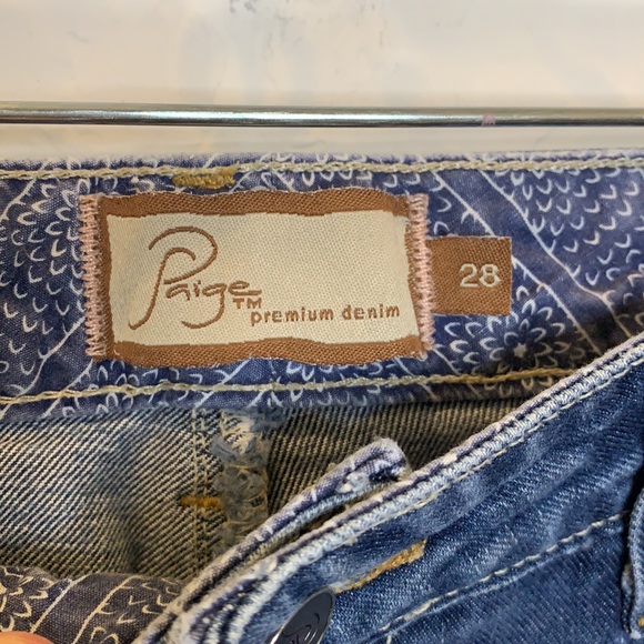 Paige denim jeans flare wide leg boot cut 28 (H) - Picture 4 of 5